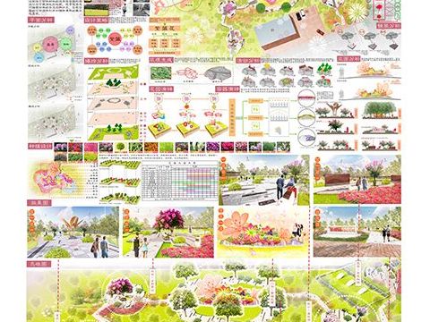 簇簇繁缨色--在地性紫薇主题口袋公园景观设计