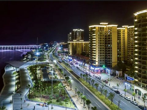 河源市高新区滨江大道及滨江公园北段景观亮化工程