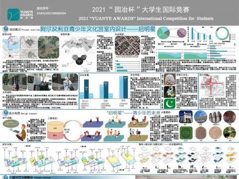 阿尔及利亚青少年文化宫室内设计——启明星
