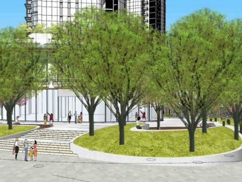 融侨外滩壹号商业景观工程