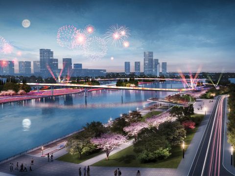 南通通吕运河分水岛景观方案设计