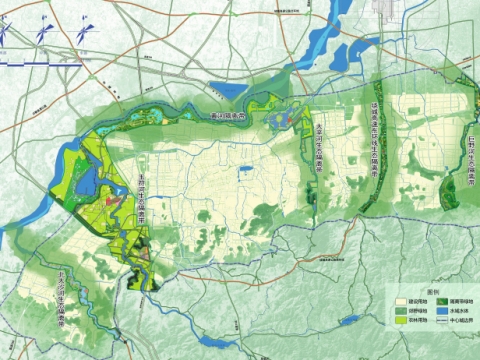 济南市中心城生态隔离带详细规划方案