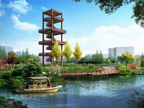 安顺市平坝区杨柳湾滨河公园景观方案设计