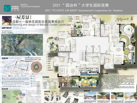 一屋芳景—成都七一森林花园小区阳台花园景观设计