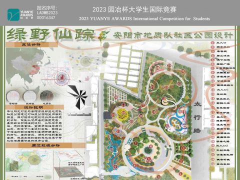 “绿野仙踪”安阳市地质队社区公园设计