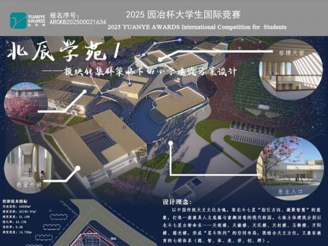 北辰学苑——模块化集群策略下的小学建筑方案设计