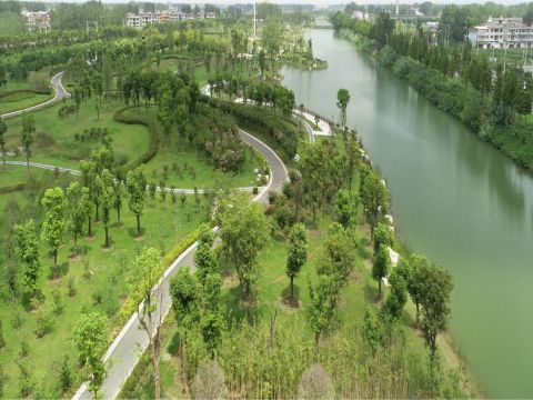 阜南县水系及绿化景观EPC及管养一 体化项目阜地河景观工程