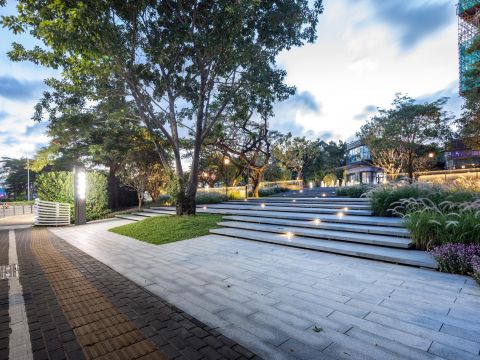 海谷科技大厦展示区景观设计