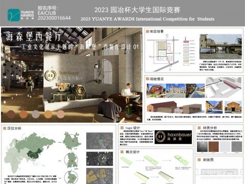 工业文化展示主题的“海森堡”西餐厅设计