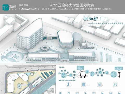 拱知桥——基于古典主义探究下的街道改造设计