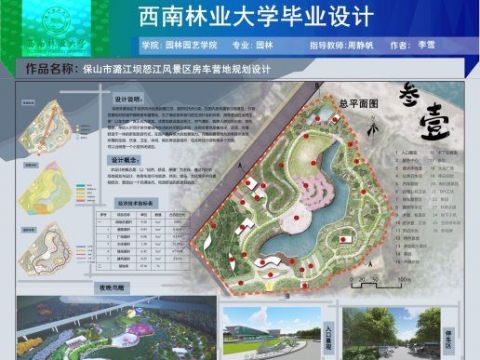 保山市潞江坝怒江风景区房车营地规划设计