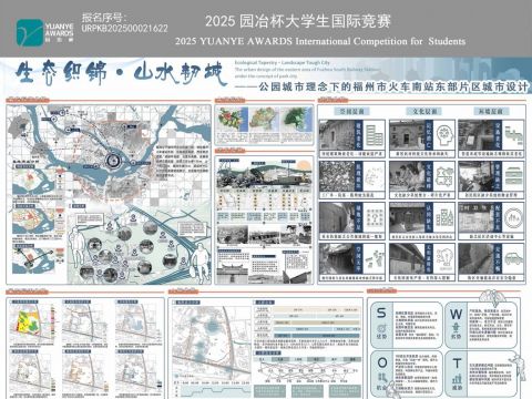 生态织锦·山水韧城 一一公园城市理念下的福州市火车南站东部片区城市设计