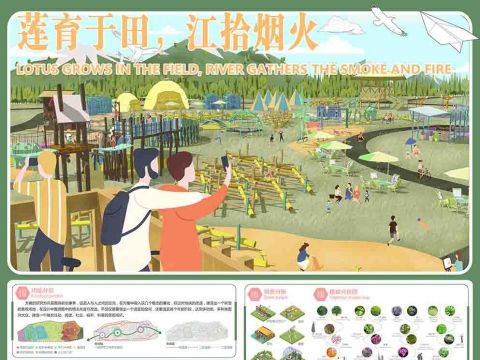 莲育于田，江拾烟火