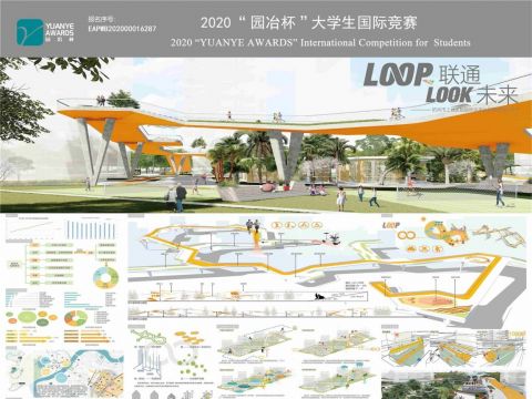 “LOOP联通LOOK未来”——杭州市上城区始版桥未来社区景观空间概念设计