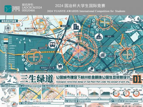 三生绿道——公园城市理念下杭州紫金明珠公园生态修复设计