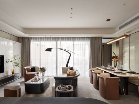 广州御溪臻山墅项目示范区合院B户型样板房