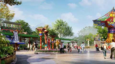 成都万达室外主题乐园及水雪综合体景观(标段一)