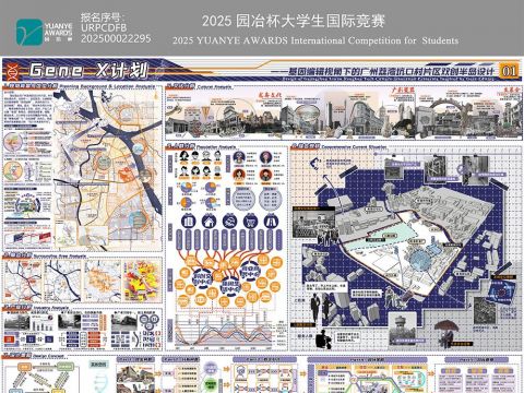GENE X计划——基因编辑视角下的广州荔湾坑口村片区双创半岛设计