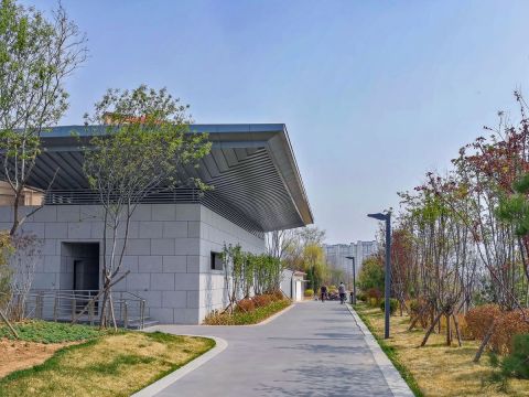 葫芦岛市连山河、五里河、茨山河综合治理二期工程（护岸景观绿化）—五里河木乐园