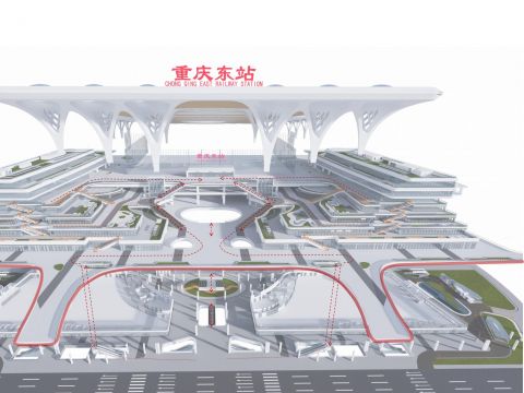 重庆东站站前广场及CTC工程深化设计