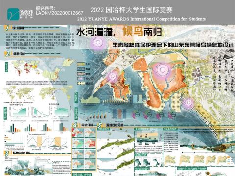 水河澹澹，候鸟南归-生态多样性保护理念下的山东东营候鸟栖息地设计