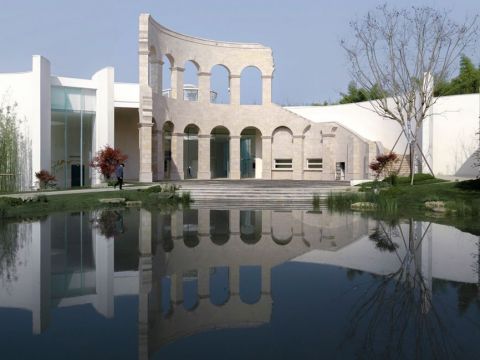 中意文化交流城市会客厅A City Art Hall Hidden in the Woods - Sino-Italian Cultural Exchange Center