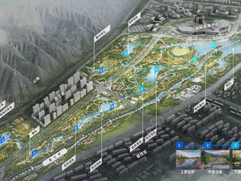 元堡子湿地公园景观规划方案