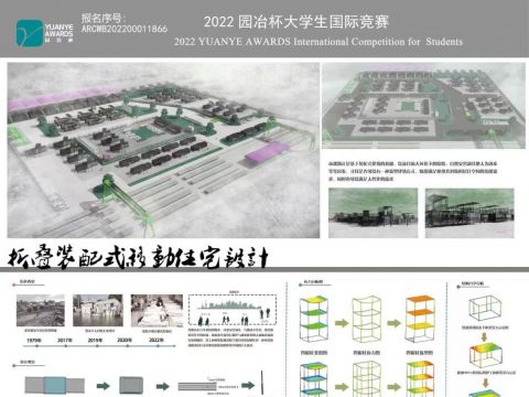 灾后折叠装配式临时住宅设计