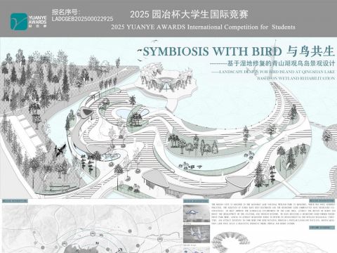 SYMBIOSIS WITH BIRD 与鸟共生——基于湿地修复的青山湖观鸟岛景观设计