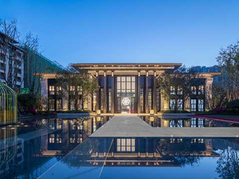 龙湖听蓝湾样板区景观