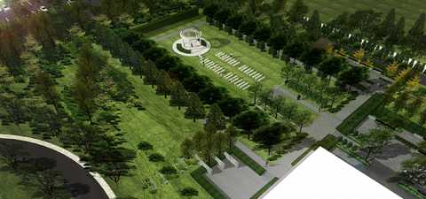 北京市石景山景园假日酒店项目园林景观工程