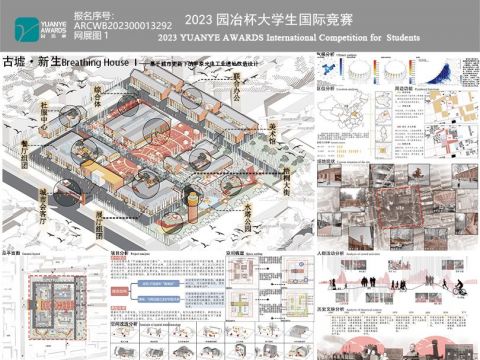 古墟·新生Breathing House--基于城市更新下的平原光电工业遗址改造设计