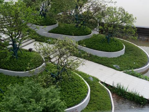 麓隐青竹湖项目展示中心景观工程