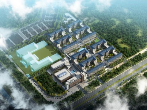 吉林敦化六鼎山国际医疗康养产业园区景观设计