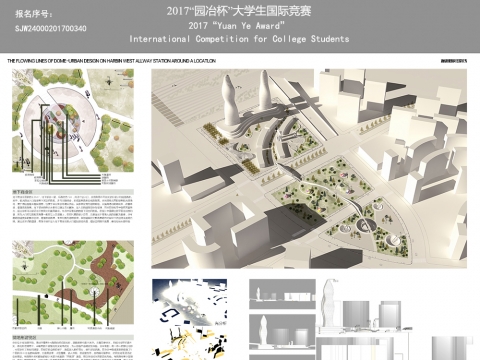 流淌的穹顶线——哈尔滨西客站周边地区A地段城市设计