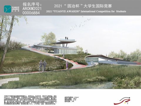 路径漫游-基于人行为路径的公园湖滨观景建筑设计