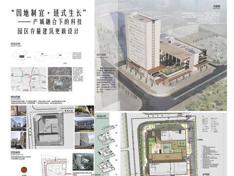 “因地制宜·链式生长”—— 产城融合下的科技园区存量建筑更新设计
