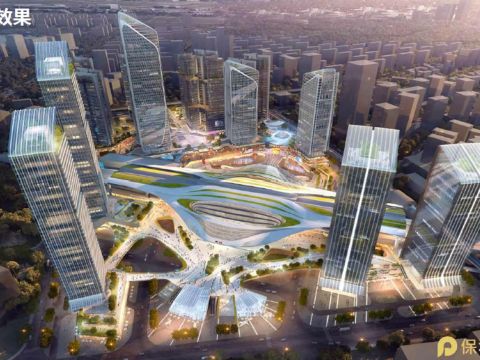 东莞市虎门镇虎门高铁站TOD核心区综合开发项目商业地块园林景观设计之——展示区景观