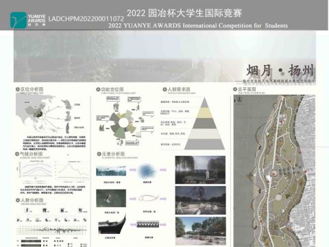 《烟月·扬州》扬州市京杭大运河高邮段滨水景观空间设计