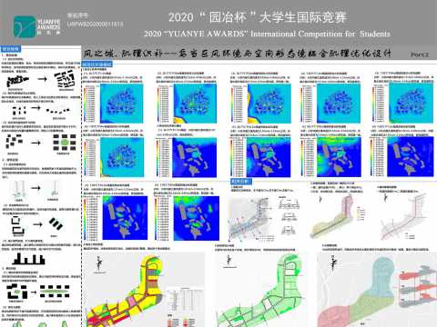 乌当区风环境与空间形态耦合肌理优化设计