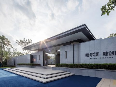 哈尔滨融创城正售示范区景观工程