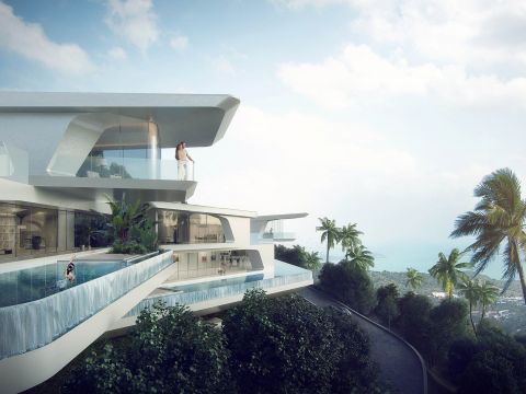 泰国苏梅岛蝴蝶山庄别墅群