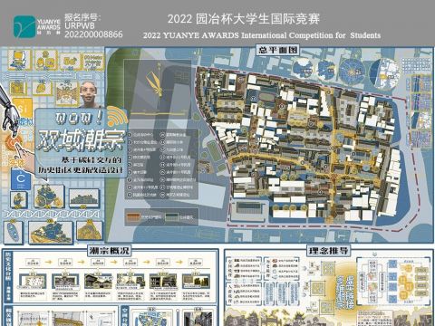 双域潮宗——基于碳硅交互的历史街区更新改造设计