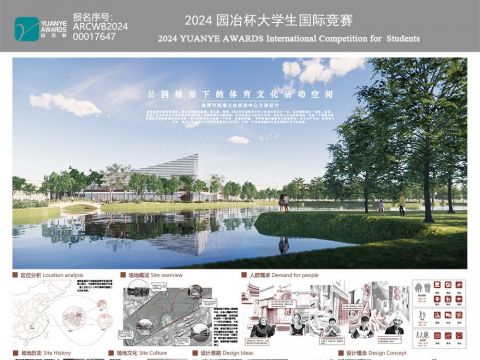 公园场景下的体育文化活动空间——湘潭市雨湖文体活动中心方案设计