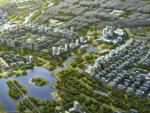 龙河新城魅力动线景观提升