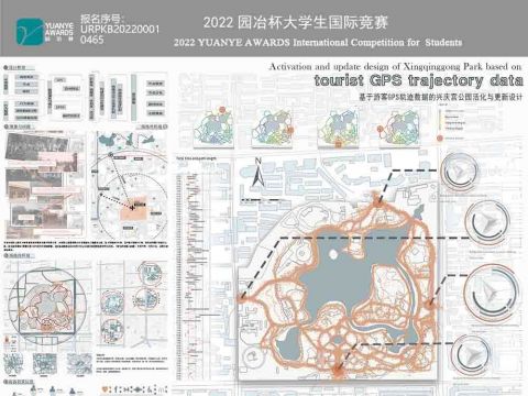 基于游客GPS轨迹数据的兴庆宫公园活化与更新设计