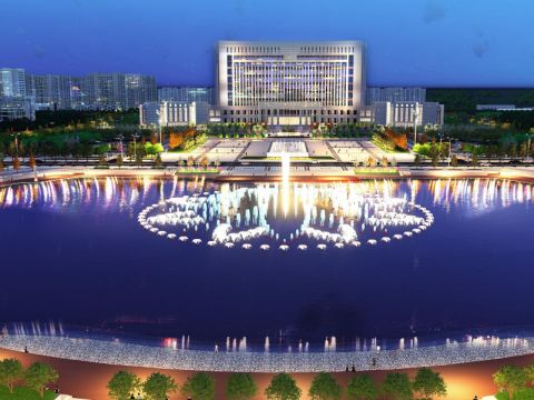 镇平县玉璧湖园林绿化工程设计