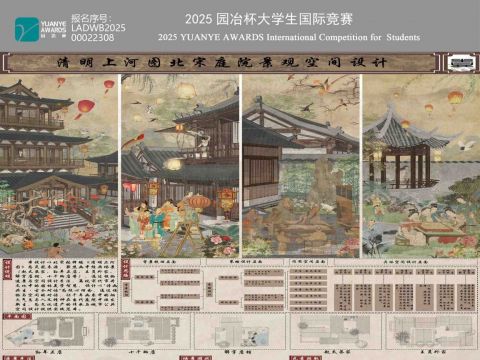 清明上河图北宋庭院景观空间设计