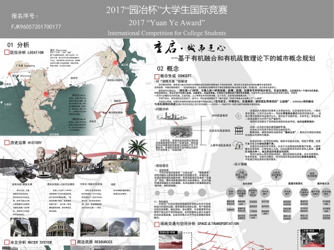 重启·城市之心——基于有机融合和有机疏散理论下的城市概念规划