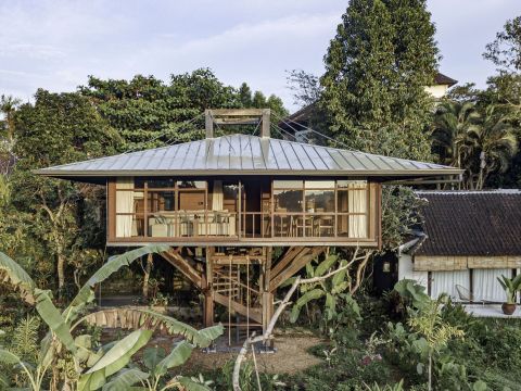 园冶杯参赛作品 | Stilt Studio：印尼巴厘岛树屋C